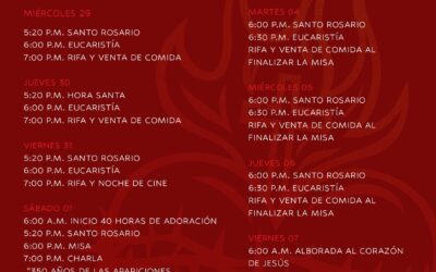Novena al Sagrado Corazón de Jesús 2024